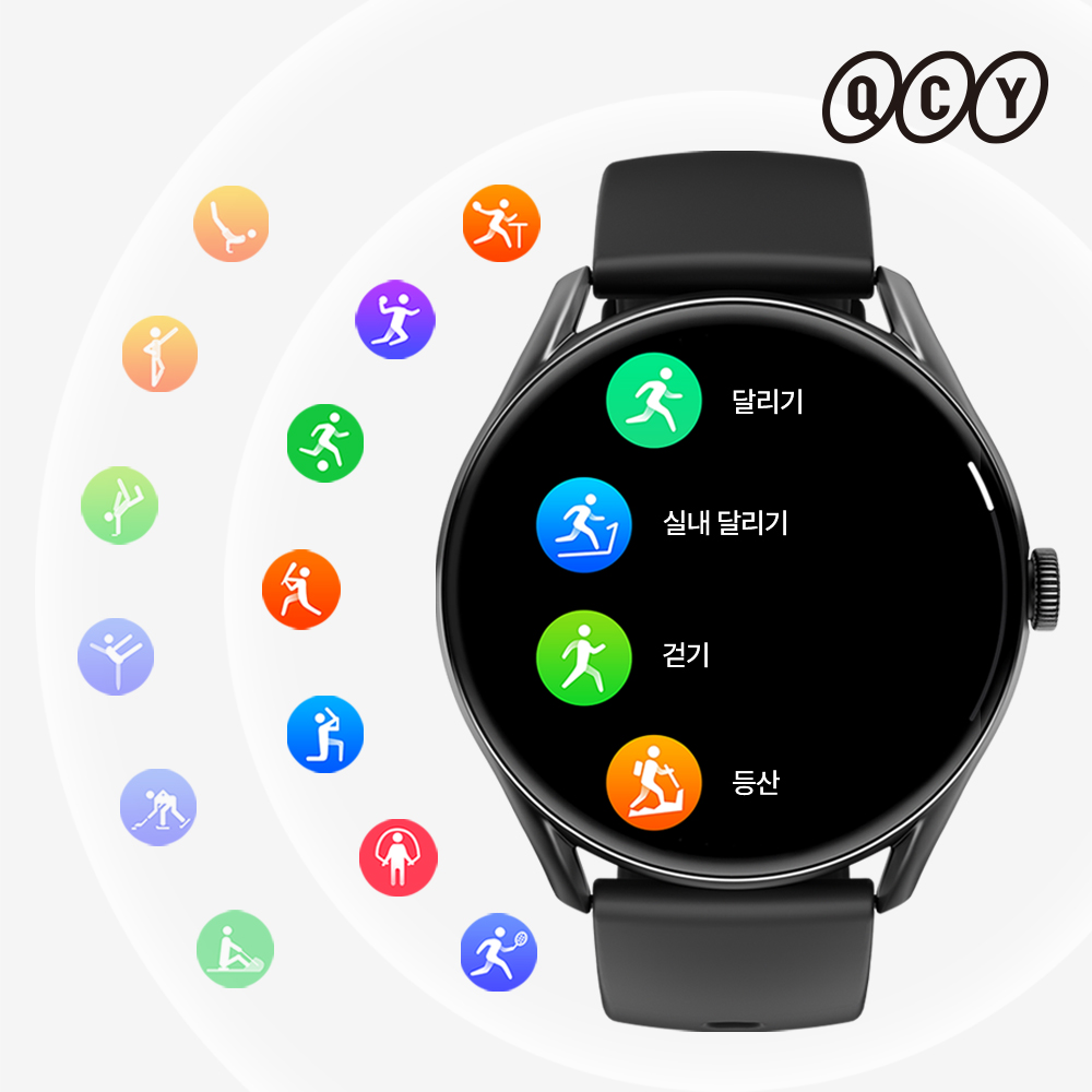 공식 QCY GT PRO 스마트워치 AOD 통화 가능 : 일등대한민국