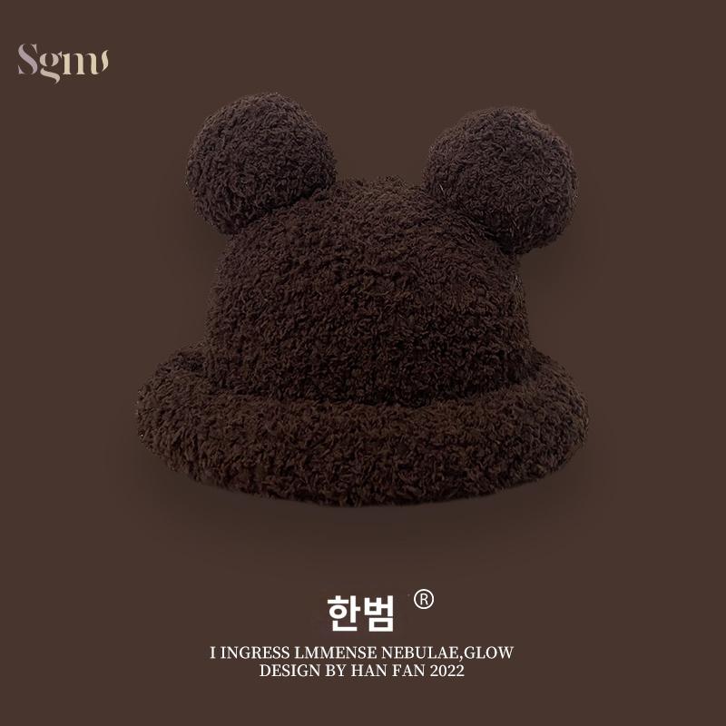 모자 버킷햇 뽀글이 곰돌이모자 지락실 : 용의선물