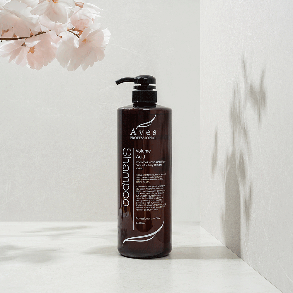 아베스볼륨 산성 지성두피 샴푸 1000ml 향기좋은 대용량 약산성 단백질 미용실샴푸 비듬 : 아베스AVES