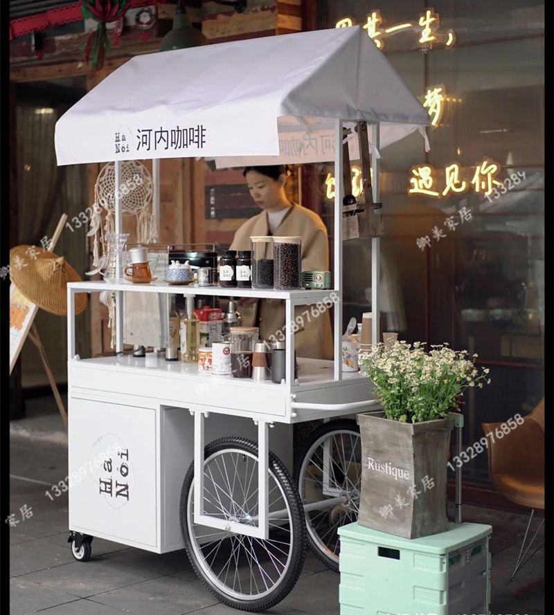 플리마켓매대 이동식 부스 진열대 야외 프리마켓 행사 가판대 마차 : 피피앤나