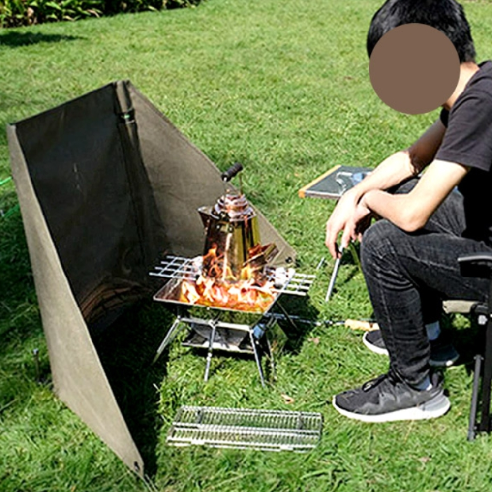 캠핑 그릴 버너 화로 난연 방염 바람막이 버너용품 부르스타 요리 : 캐스팅랩