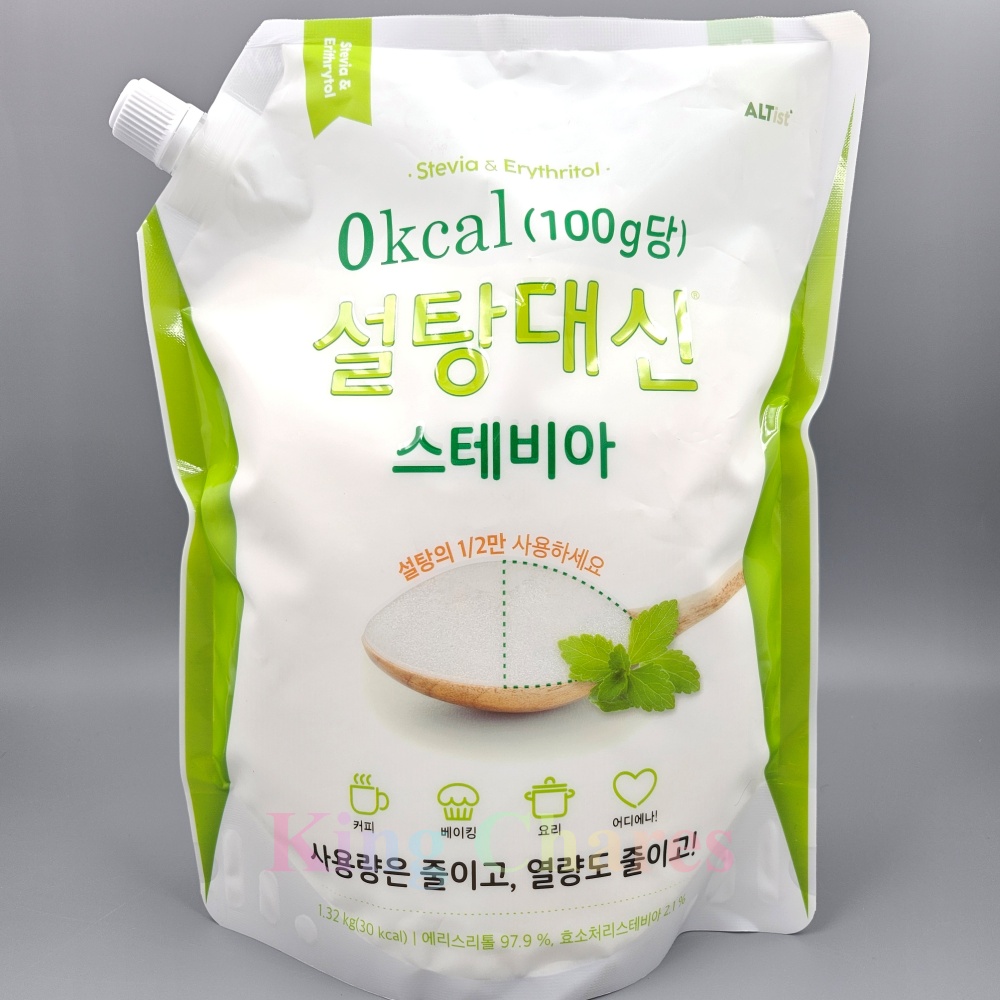 트레이더스 설탕대신 스테비아 1.32kg / 효소처리 스테비아설탕 대체당 : 킹찰스