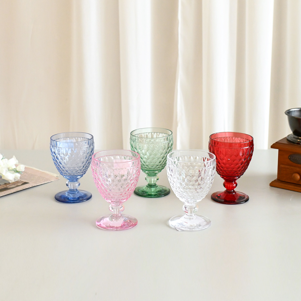 빌레로이앤보흐 크리스탈 고블렛 (중) 310ml (화이트,그린,레드,블루,로즈) : 폴가든리빙