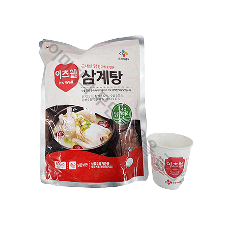 이츠웰 삼계탕 레토르트 800g : 꾸러미24