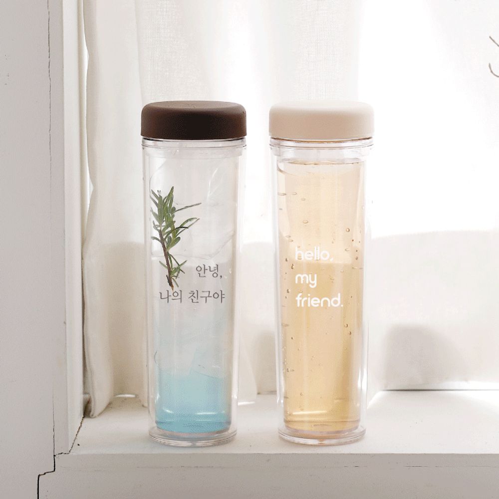 300ml DD-09908 이중 베이직 보틀 마이 국내생산 플라스틱 주문 투명 병 제작 : 퀸즈마마.