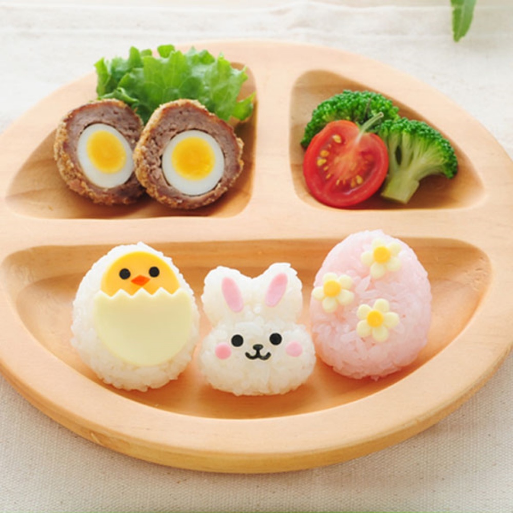유아김밥 유아주먹밥 캐릭터도시락만들기 김자르기 토끼 병아리 세트 : Nido-Store