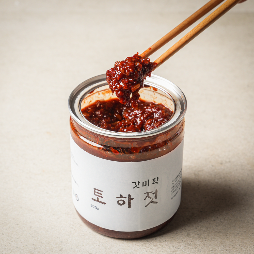 [갓미학] 전라도 여수 저염 수제 토하젓 토하젓갈 300g 500g : 갓미학