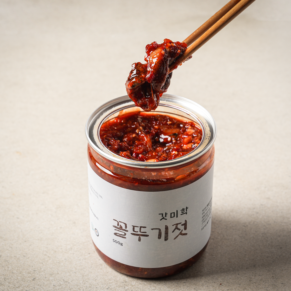 [갓미학] 전라도 여수 저염 꼴뚜기젓갈 300g 500g : 갓미학