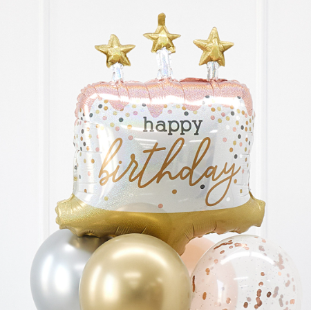 [완제품/매장수령/퀵배송] 헬륨부케 컨페티 생일케익 생일파티 이벤트 홈파티 풍선장식 : 조이파티홍대점