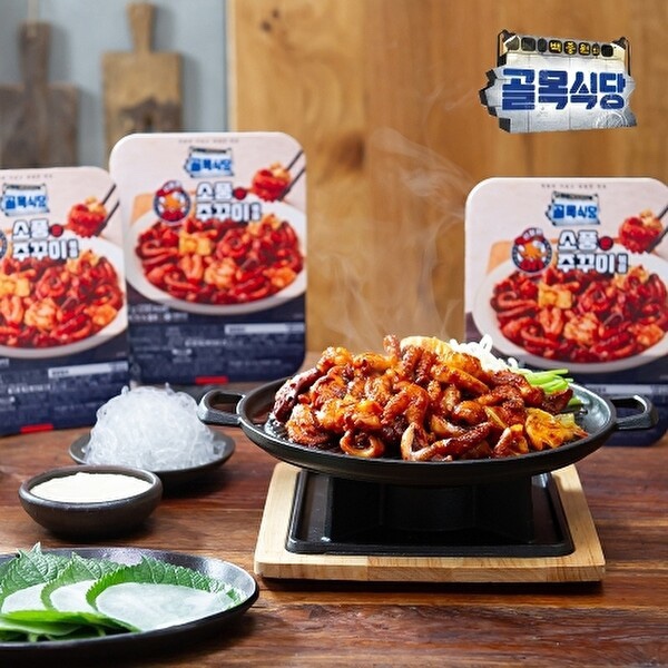 백종원의 골목식당 소풍온 쭈꾸미 8팩 + 천사마요 1통 : 몽돌컴퍼니