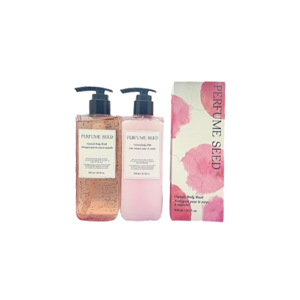 더페이스샵 퍼퓸씨드 벨벳 로즈 바디 워시 로션 300ml : 제이스케어