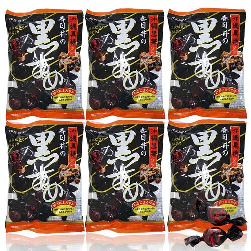 일본 흑사탕 129g x 12봉 흑캔디 까만사탕 담백한 : 율컴퍼니