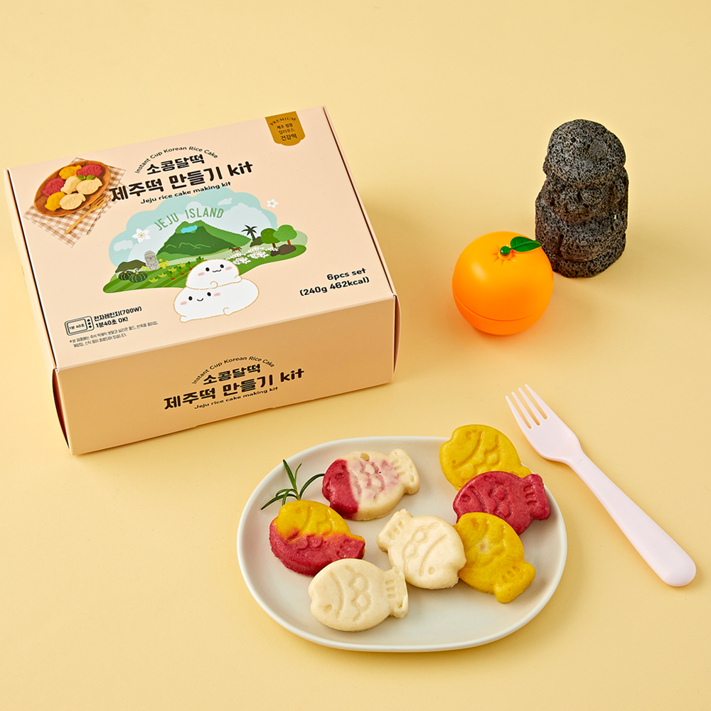 소콩달떡 제주떡 만들기 키트 붕어떡 KIT : 포플레이