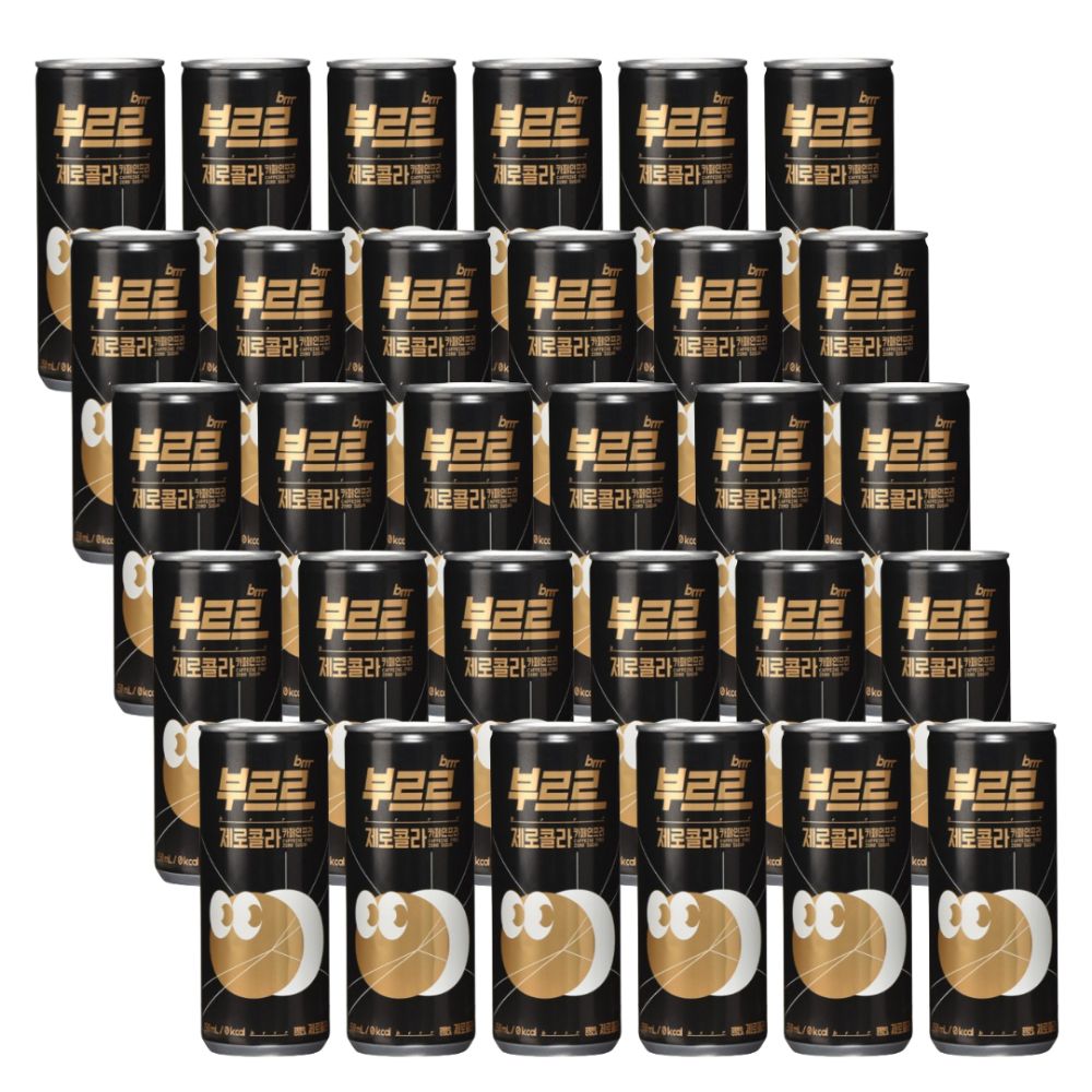 일화 부르르 제로콜라 카페인프리 CAN 250ml (30개) 제로 카페인 무설탕 : 빅퍼니스토어