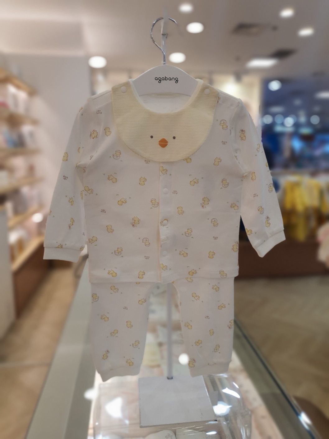아가방 삐약 오픈내의 세트(턱받이) 01R117607 : 세이브존 성남 아가방갤러리