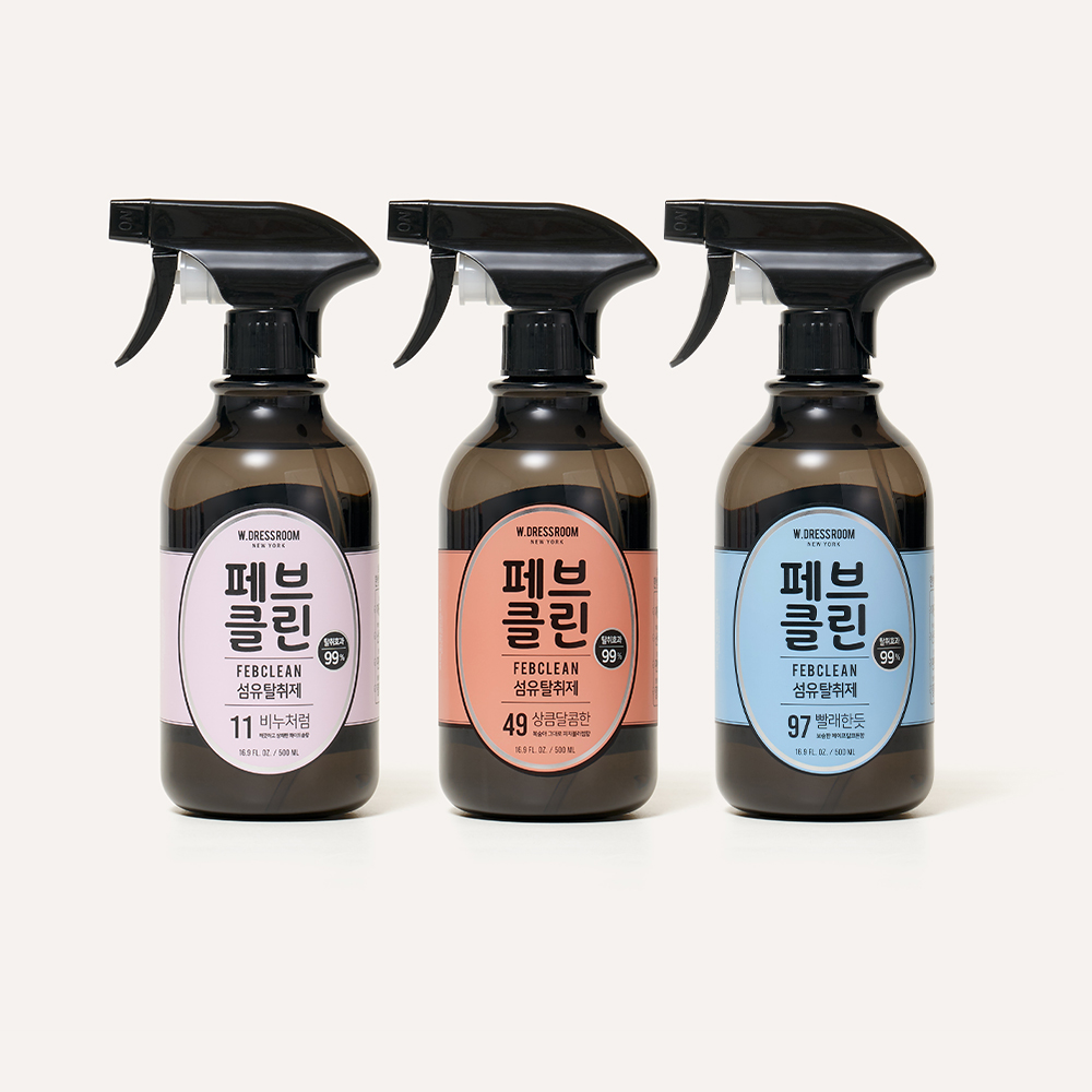 더블유드레스룸 대용량 섬유탈취제 페브클린 500ml : 더블유 드레스룸