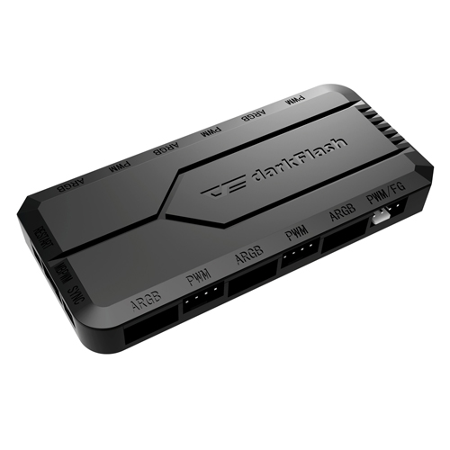 다크플래쉬 RC2 ARGB AND PWM 허브 팬 컨트롤러 속도 SATA : 큐앤엠스토어