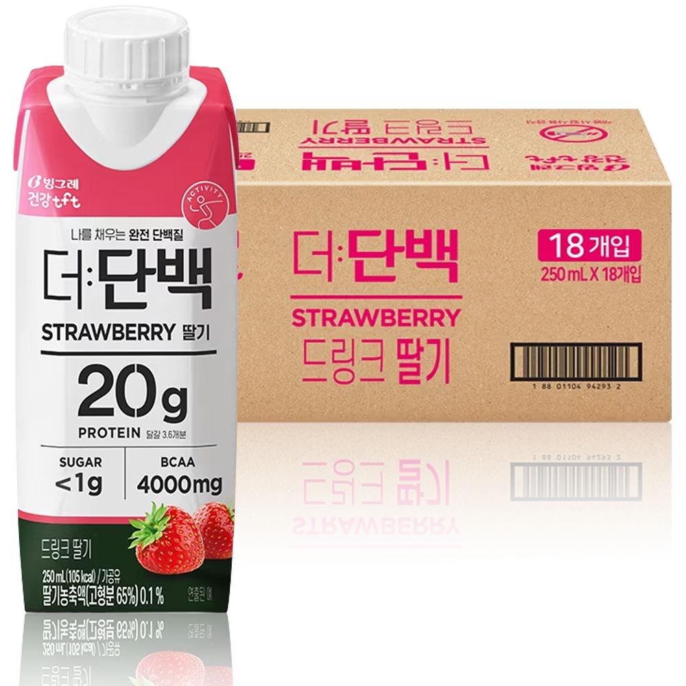 더 단백 드링크 멜론 250ml18팩 마시는 단백질 음료 프로틴 : 티에스shop