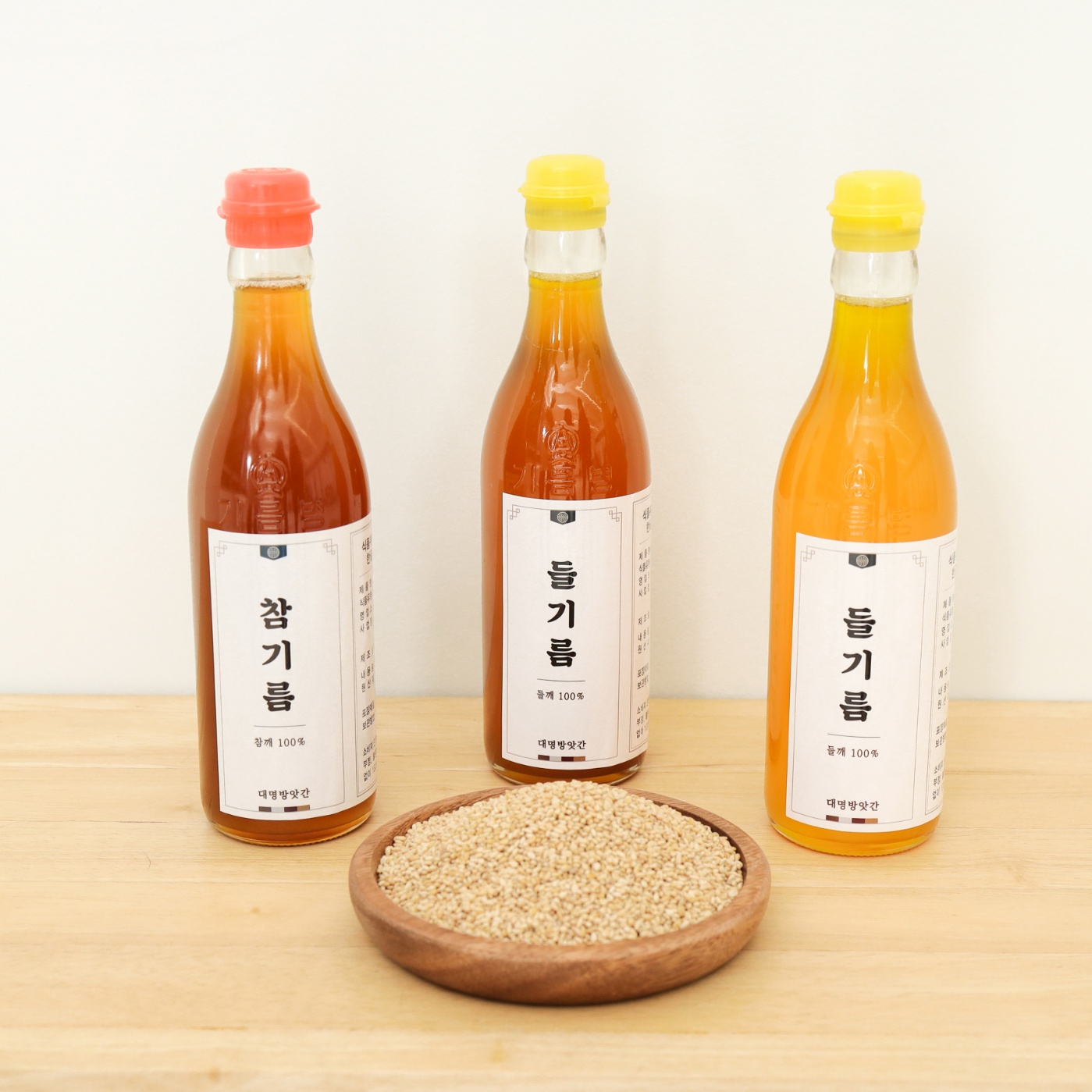 대명농산 방앗간 저온압착 국산 참기름 당일착유 통깨 진한 350ml : 대명농산 칠리보이