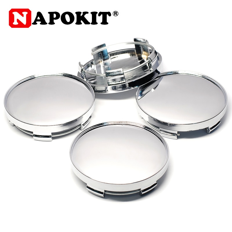 휠캡 휠너트 자동차 림 센터 허브 커버 스타일링 배지 크롬 54mm 58mm 4 개 : 더알마켓