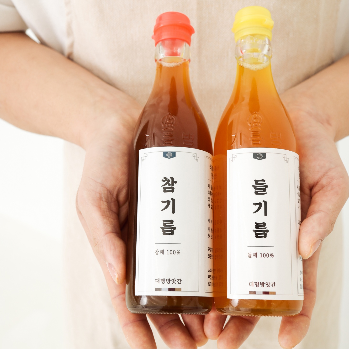 대명농산 방앗간 저온압착 국산 참기름 당일착유 통깨 진한 350ml : 대명농산 칠리보이