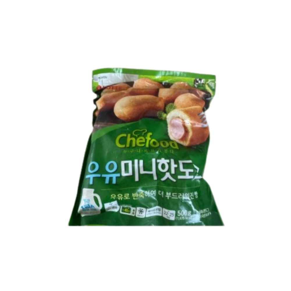 쉐푸드 우유 미니핫도그 500g : 다랑마트