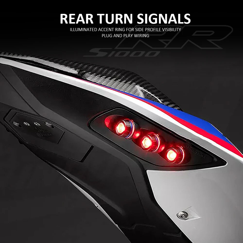 테일램프 오토바이 LED 통합 라이트 BMW S1000RR 2019 2020 2021 2022 S 1000 RR 방향 지시등 : 더알마켓