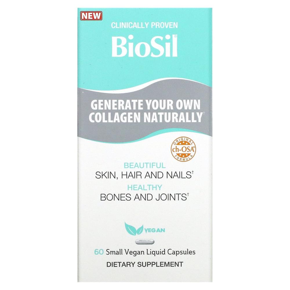BioSil, 콜라겐 제너레이터, 액상 캡슐 60정 바이오실 제네레이터 : 해피스마일유