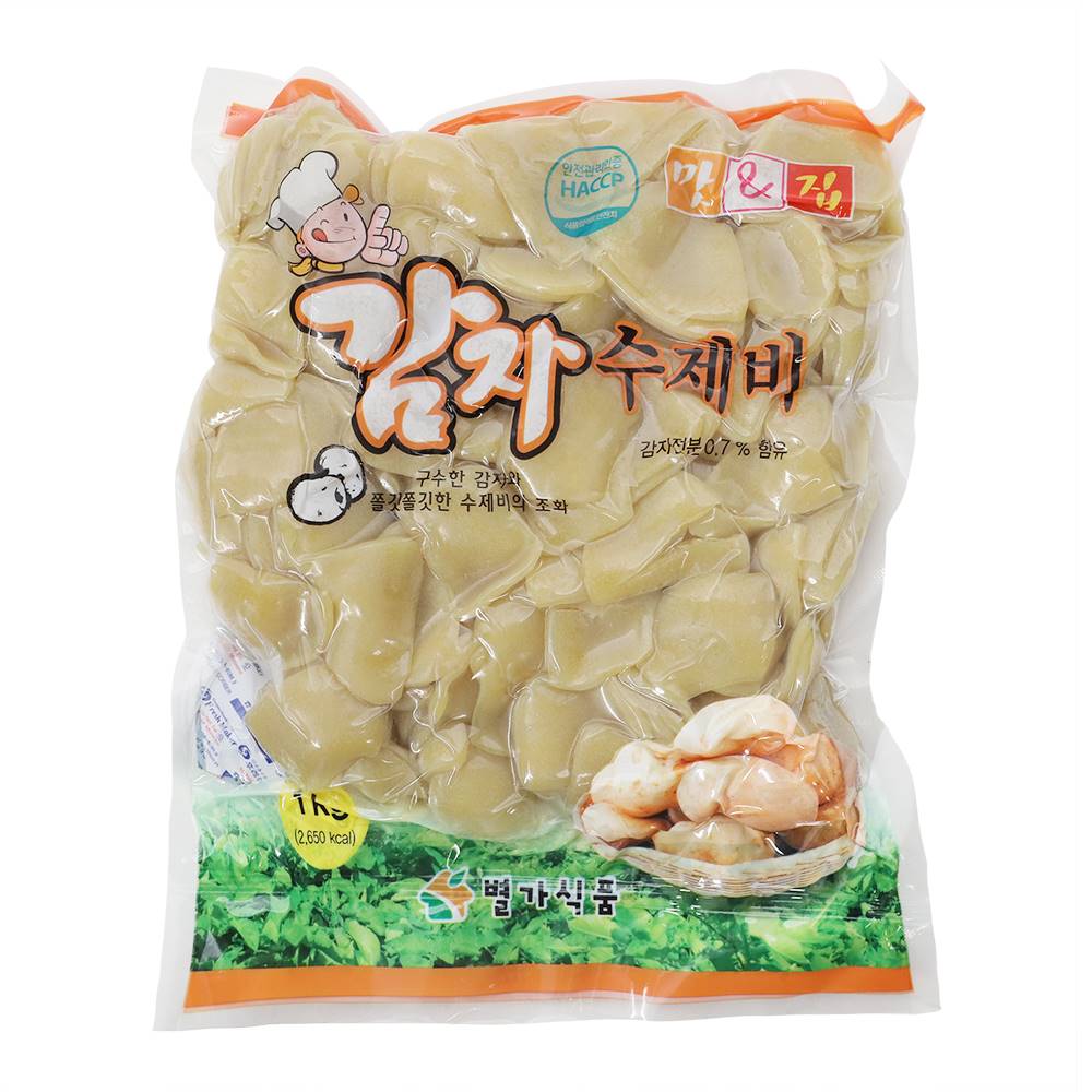 별가식품 감자 수제비 반죽 10팩 생수제비 감자사리 업소용 식당용 : 하이브릿지