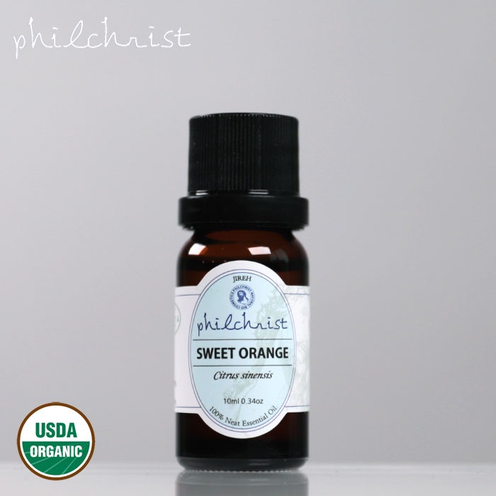 Sweet Orange (스윗오렌지) 100% 유기농 에센셜오일 10ml : 올댓허브