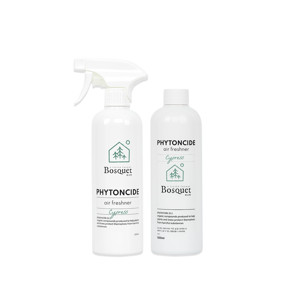 보스케 피톤치드 스프레이 500ml(일반) + 500ml(리필) 피톤치드 원액으로 만든 다용도 탈취제 : 보스케피톤치드공식몰