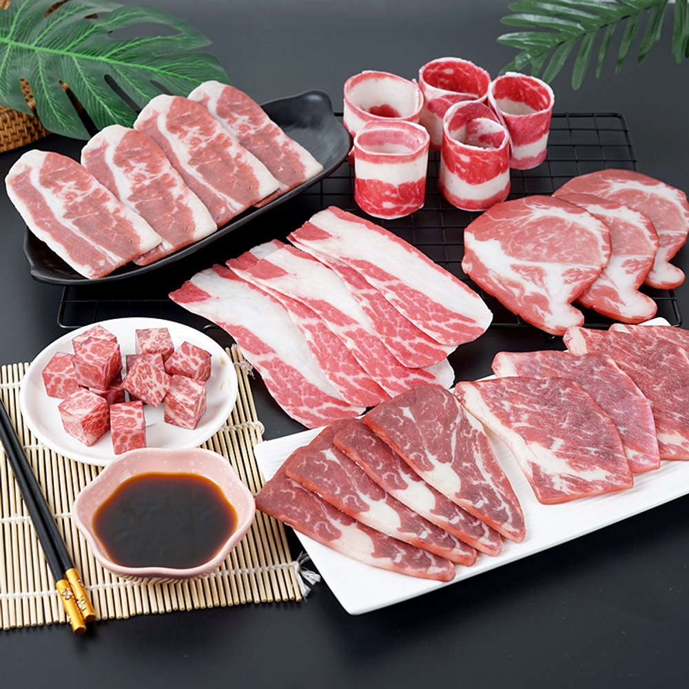 고기 모형 돼기고기 삼겹살 소고기 전시 소품 음식미니어처 고깃집 정육점 가짜음식 갈비 : 곰달래8788