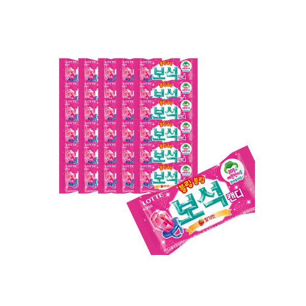 아이스크림초등 롯데제과 블링블링 보석캔디 13g 31개 : 올for원