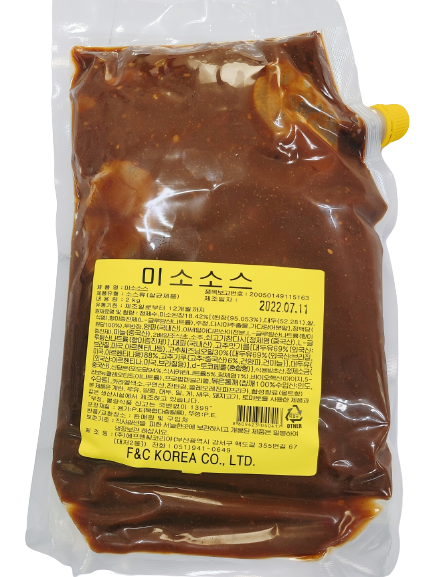 쌀국수 샤브샤브 된장 미소소스2kg : 메이킹포미