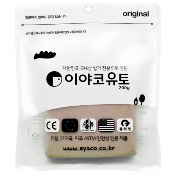 이야코 만지락 소프트 유토 굳지않는 점토 어린이교재용 100g : 띠부스토어