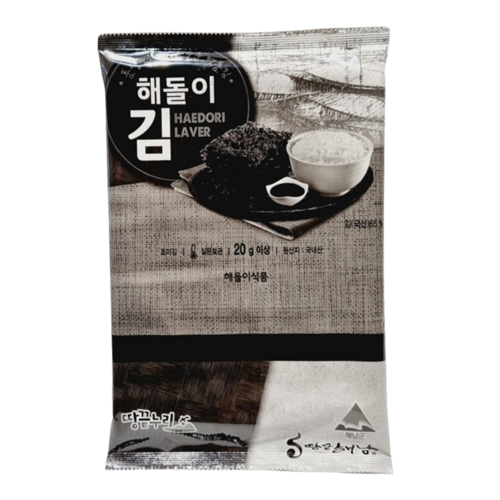 해돌이김 식탁김 12봉 전장김 돌김 곱창 도시락 조미 재래 구운 세트 맛있는 햇김 : 김군과 멸치양