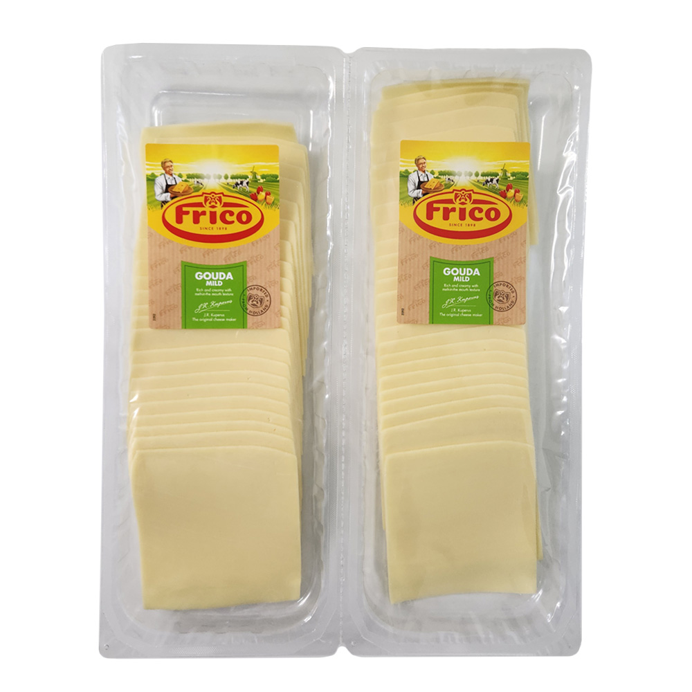 프리코 고다 치즈 슬라이스 1kg 햄버거 샌드위치용 : 리꼬마켓