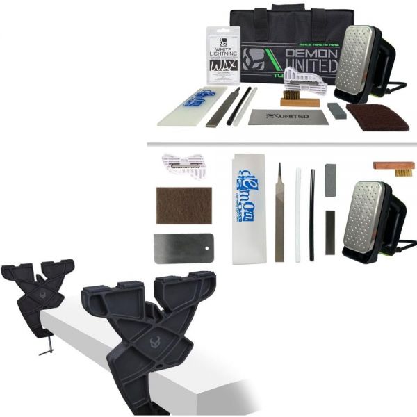 Demon United Total Ski and Snowboard Tuning Kit in USA 사계절 왁스와 튜닝을 위한 스키 스노보드 바이스 : 글로벌노노
