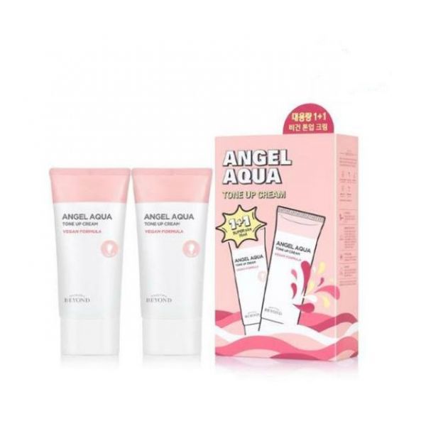 비욘드 엔젤아쿠아 톤업크림 1+1 75ml 비건 1021761 : 데일리샵941