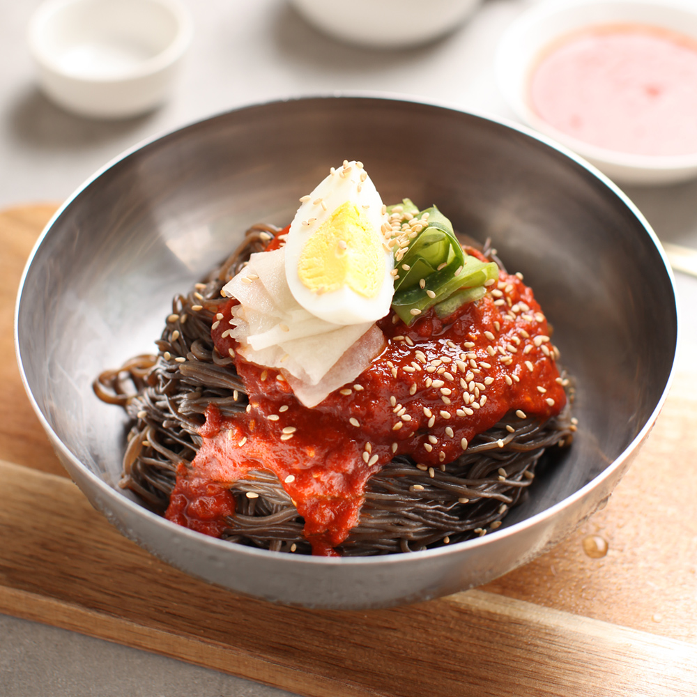 국민수라간 칡냉면 10인분 (칡 비빔냉면 / 칡 물냉면 / 칡 매운불냉면) 물냉면 비빔냉면 불냉 육수 비빔장 : 국민수라간