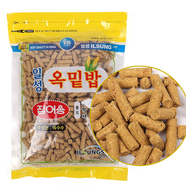 일성 옥밑밥 / 투척용 펠릿 옥수수 집어제 / 붕어낚시 : 낚시어때 스토어