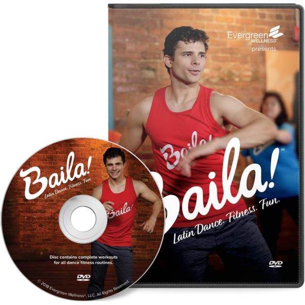 Baila 라틴 댄스 운동 DVD 음악의 소리에 맞춰 5개의 신나는 20분간의 카디오 피트니스 세션 이 DVD에 한 경험이나 파트너 없음... 