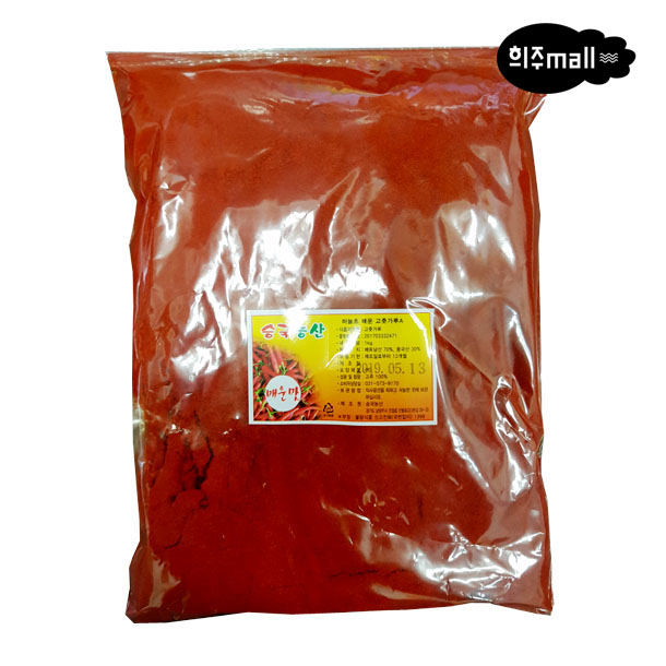 승국농산 하늘초 굵은고춧가루 1kg 고운고춧가루 : 희주몰