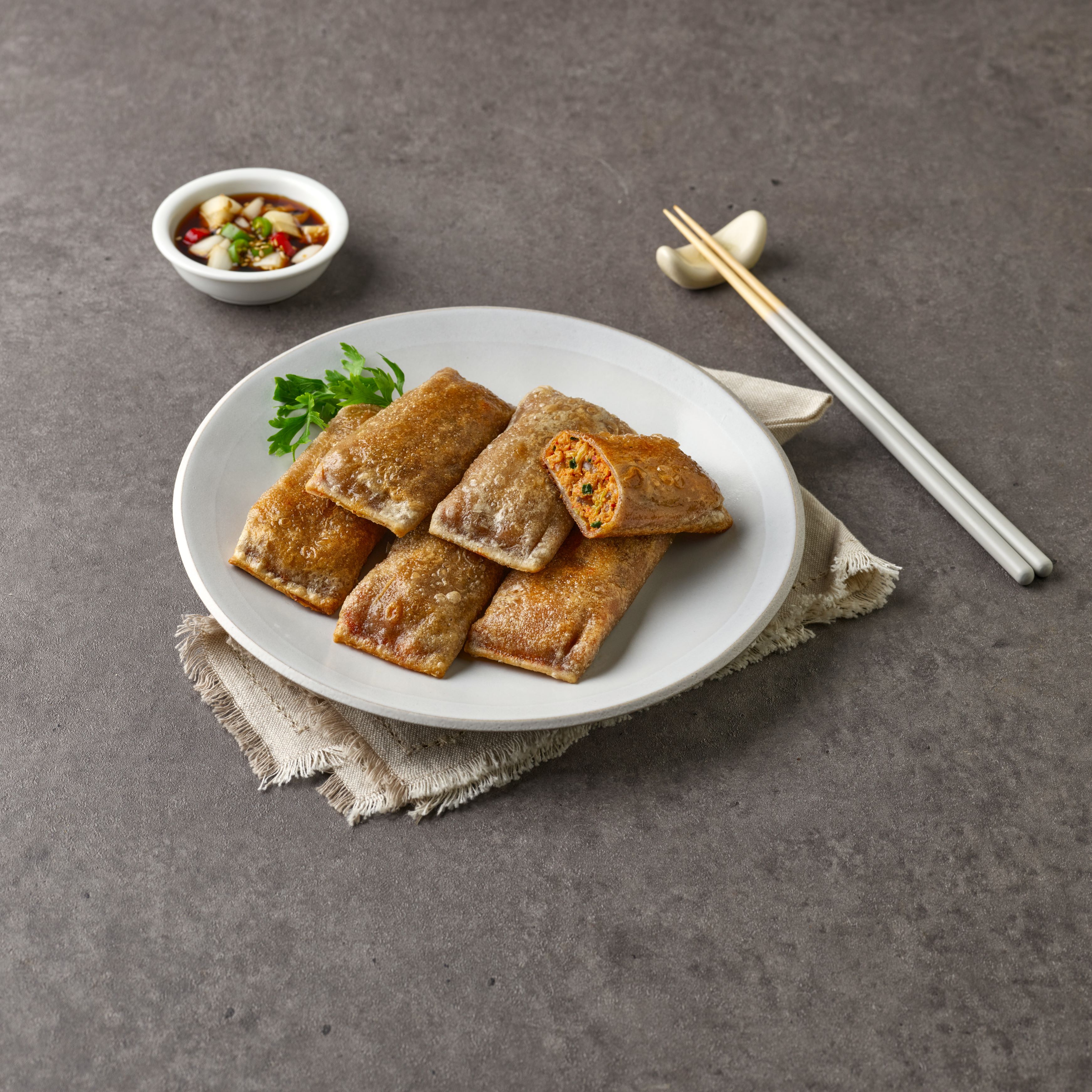 우리들식품 왕만두 9종 부대찌개 만두 잎새형, 450g, 1개 : 우리들식품