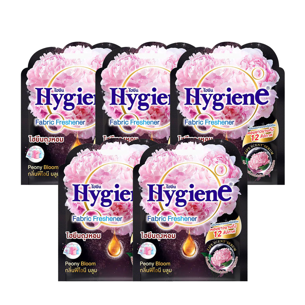 하이젠 Hygiene 방향제 옷장용 차량용 실내용 피오니 블룸 5팩 1세트 : HygieneKorea