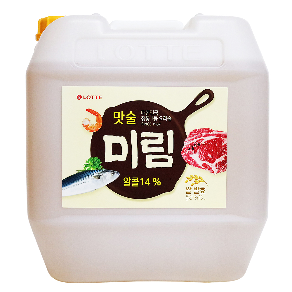 업소용 대용량 덕용말통) 롯데 미림 18L : 우주식품디씨오피