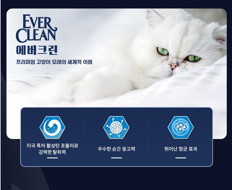 에버크린 ES UN 무향 고양이 모래 19kg (4.75kg x 4개) : 에코 그린팜