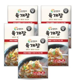 금강만두 육개장 630g 5팩 부산사직동 육개장 : 케이케이 스토어