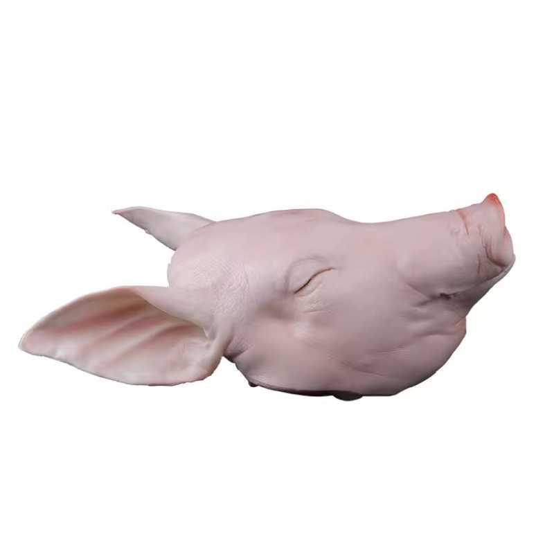 고기모형 돼지 머리 양 정육점 진열 가짜 장식 샘플 : 여기다이또
