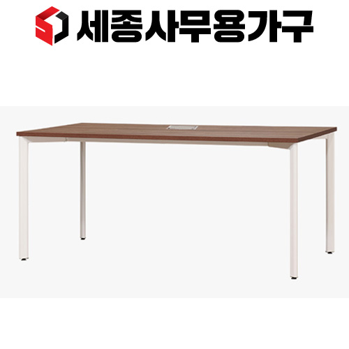 이노리프 사무용 ㄱ자 책상 사무실가구 (전선캡/오크) : 세종가구